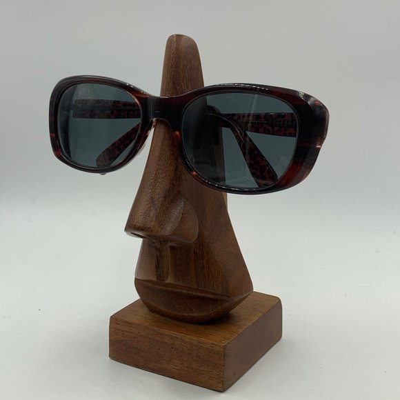 Elizabeth Arden Burgundy Oval Cat-Eye Sunglasses - Picture 3 of 7